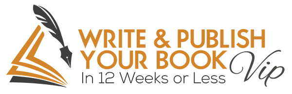 Write & Publish Your Book in 12 Weeks or Less Icon VIP Logo WEB